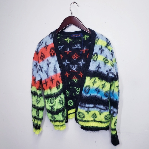 Louis Vuitton Colorful Patterned Sweater Cardigan Unisex - Picture 1 of 8